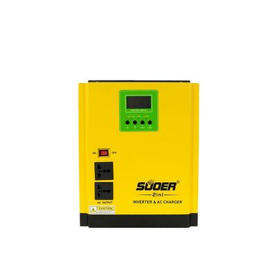 품질  90% SUOER 3000va 24V two in one lcd display pure sine waveform inverter with ac charger hybrid solar inverter 공장