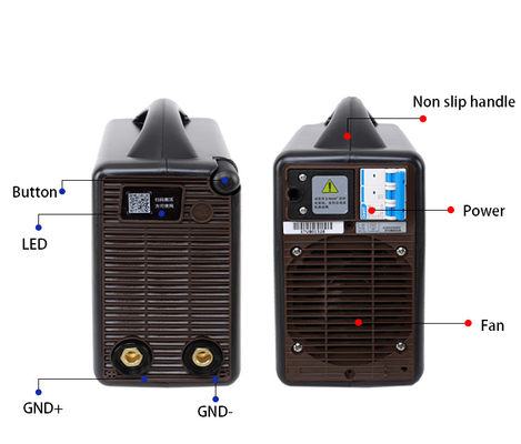 Wire Feeder Decapower Inverter IGBT Synergic Muttahida Majlis-e-Amal MIG CAT 4 Mag In 1 Welders For Multi Gas Function Gasless MIG Welding